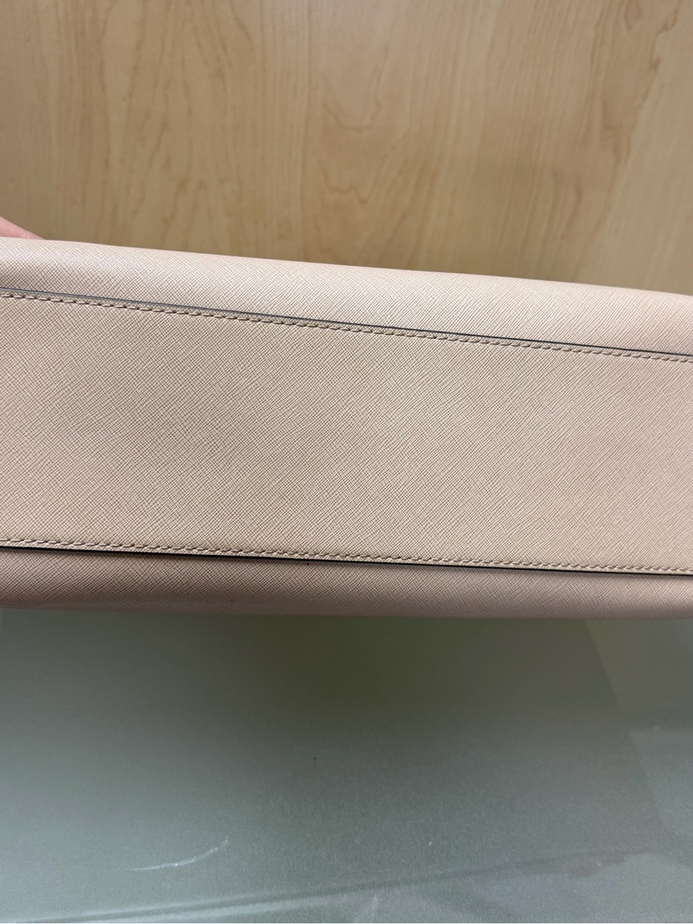 EUC Michael Kors Pink Saffiano Leather Satchel - Picture 7 of 10